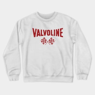 Valvoline racer vintage Hot Rod, Rat Rod Gasser, Racecar - red print Crewneck Sweatshirt